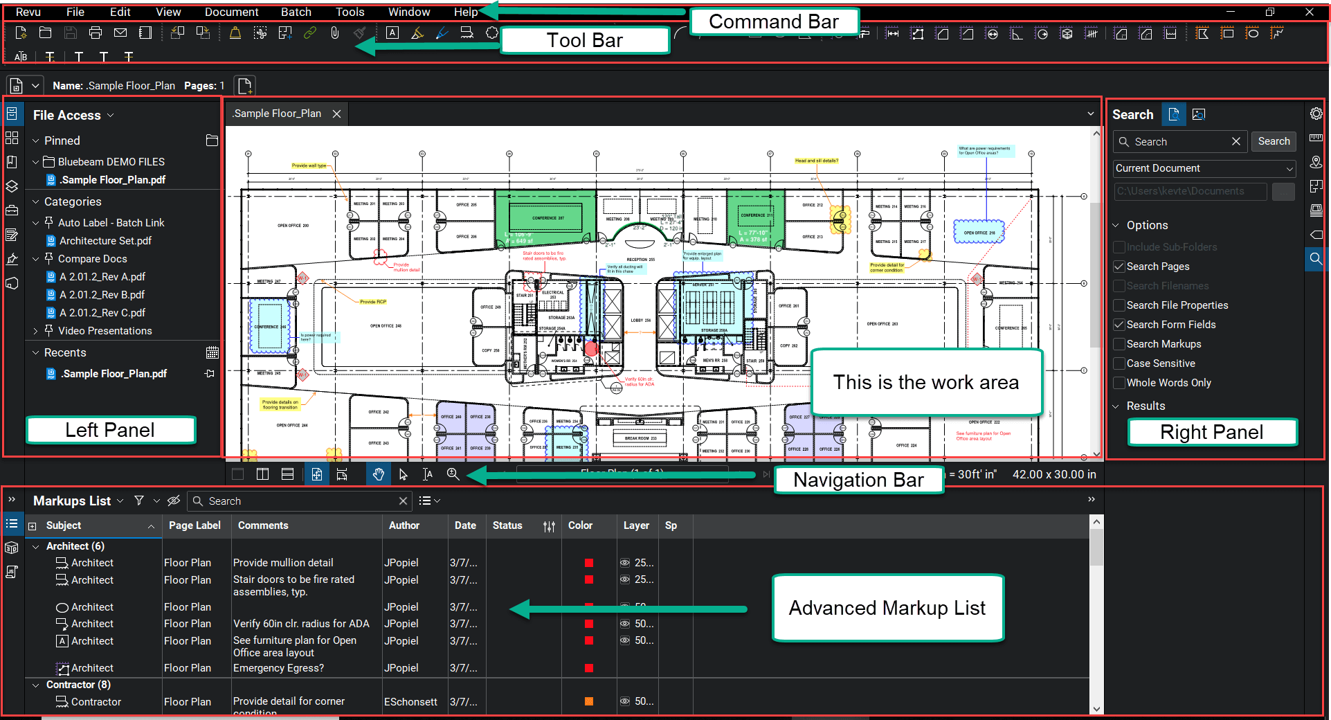 How to Easily Search Construction PDF Files with Bluebeam Revu - TAVCO