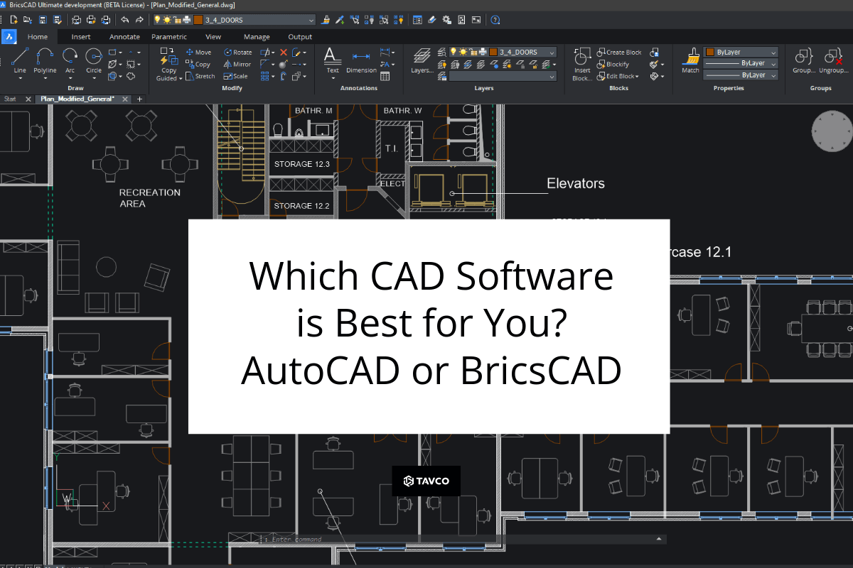 Which is CAD software is Best for You? AutoCAD or BricsCAD - TAVCO