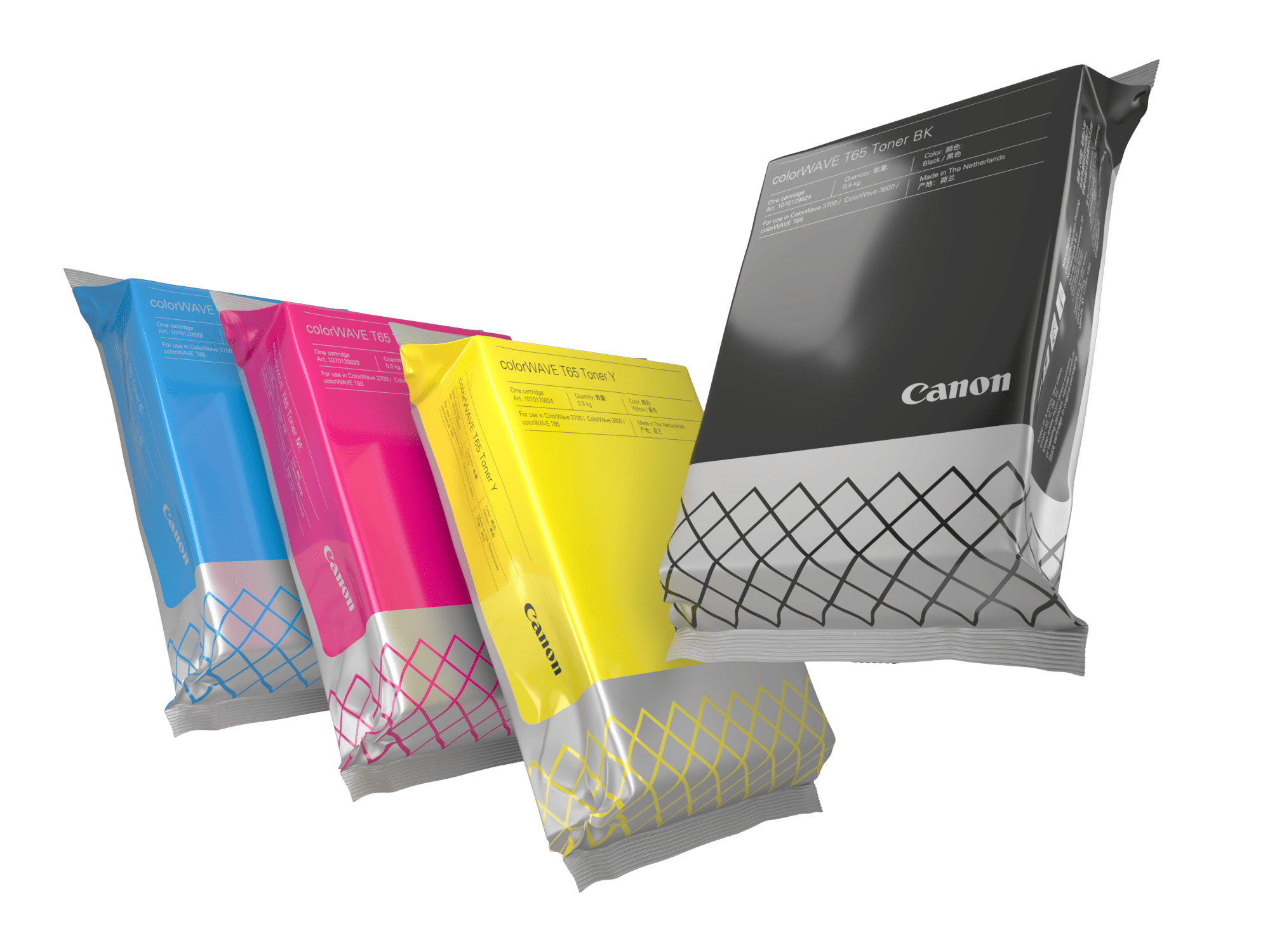 Canon colorWAVE+ T65 Toner Pearls Cartridge 500 Grams - TAVCO