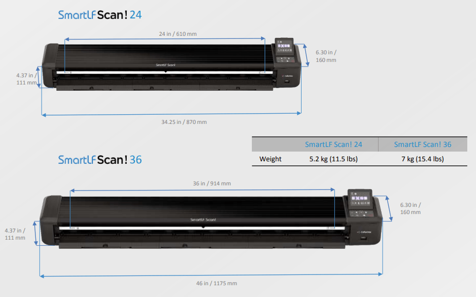 Colortrac SmartLF Scan - Large Format Scanner (+$250 Free Bonus Items) - TAVCO