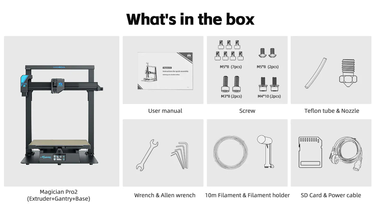 Mingda Magician Pro 2 Extra Large 3D printer - TAVCO