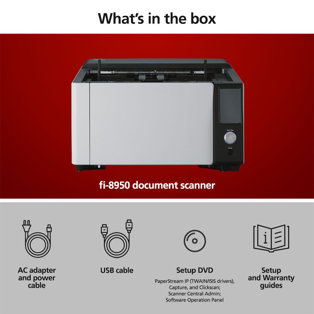 Ricoh fi-8950 High-Speed ADF Production Scanner - TAVCO