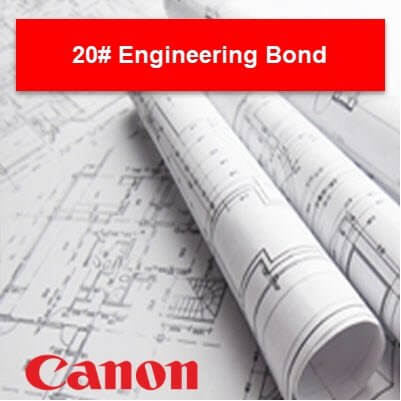 Canon 20# Engineering - 45111 Plotter Paper - TAVCO