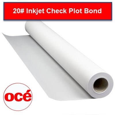 Canon 20# Inkjet Bond - 86500 Plotter Paper - TAVCO