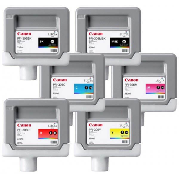 Canon PFI-306 Inks for iPF Printers (300ml) - TAVCO