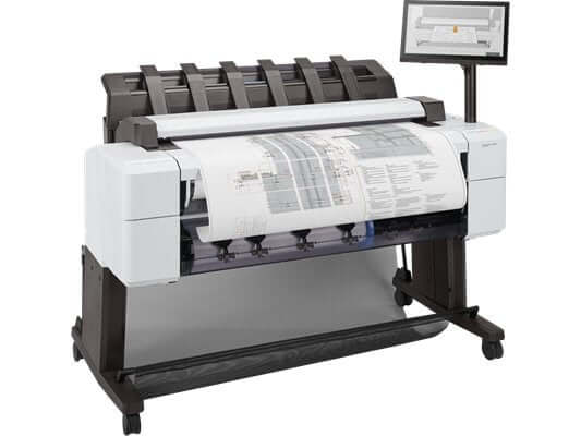 HP Designjet T2600 MFP Printer right facing