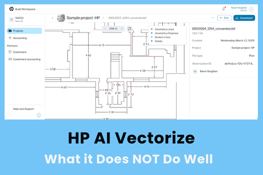 HP AI Vectorize: What it Does NOT Do Well - TAVCO