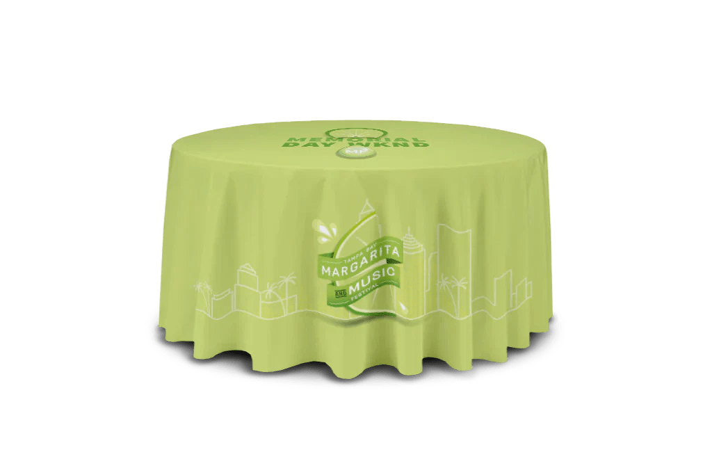 Custom Round Table Covers - TAVCO