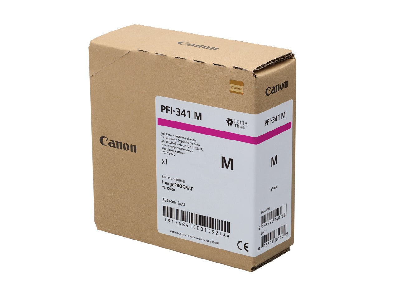 PFI - 341 Canon Inks for iPF TZ Printers (330ml) - TAVCO