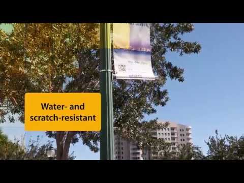 Scrim Banner Railing KODAK Water-Resistant Scrim Banner (16 mil)