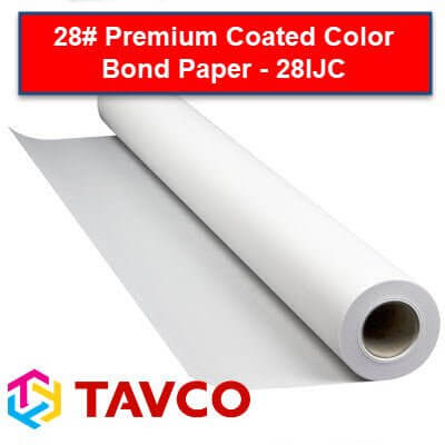 28# Premium Coated Inkjet Bond Plotting Paper - 28IJC - TAVCO