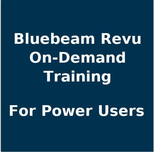 Bluebeam Revu On-Demand Training - For Power Users - TAVCO