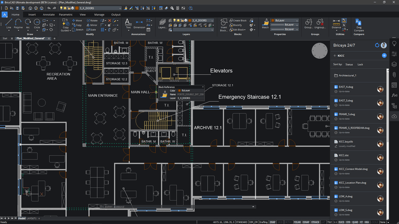 BricsCAD Lite software for 2D drafting - TAVCO