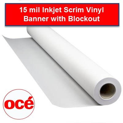 Canon 15 mil Inkjet Scrim Vinyl w-block out - OBSCRM - TAVCO