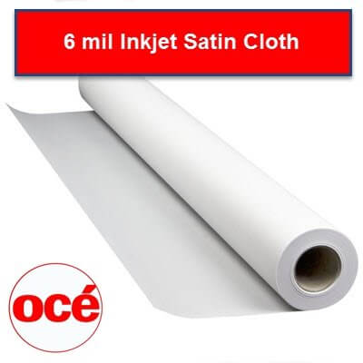 Oce 6 mil Inkjet Satin Cloth - PSCLTH Print Media - TAVCO
