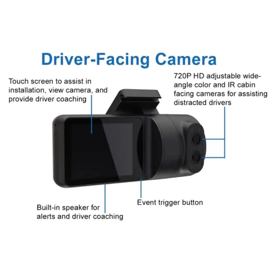 Fleet Dash Cameras Dual Facing with GPS For Driver Safety